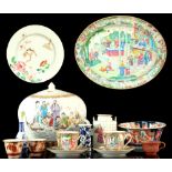 Property of a lady - a mixed lot of ceramics, mostly Chinese, including a 20th century famille