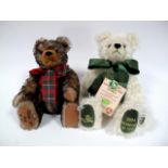 Toys - Two Modern Collectable Teddy Bears, by Martin Herman one "Classic 1929", finished in dark