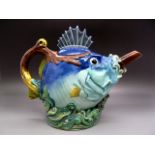 Ceramics - A Minton "Archive Collection" Fish Teapot, limited edition No. 708/2500, in original
