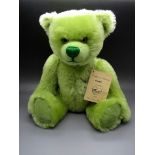 Toys - A Modern Collectable Teddy Bear, by Martin of Germany. Named "Annabel", finished in lime
