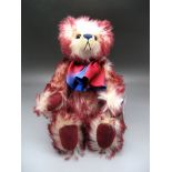 Toys - A Modern Collectable Teddy Bear, by "Cotswold", named "Britannia", finished in pink and