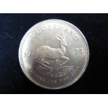 South Africa Krugerrand, 1974, n/unc / unc.