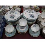 A Quantity of Royal Worcester "Woodland" Tea and Dinnerware's, (approximately thirty-eight pieces).