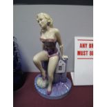 A Peggy Davies Figurine "Marilyn Monroe", original proof from a design by John Michael, 25cms high.