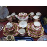 A Forty-One Piece Royal Albert 1920's Tea Service, comprising cups, saucers, teapot, sugar bowl,