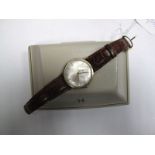 Hamilton; A 1950's/60's Gent's Wristwatch, the signed swirl dial with Arabic numerals and baton
