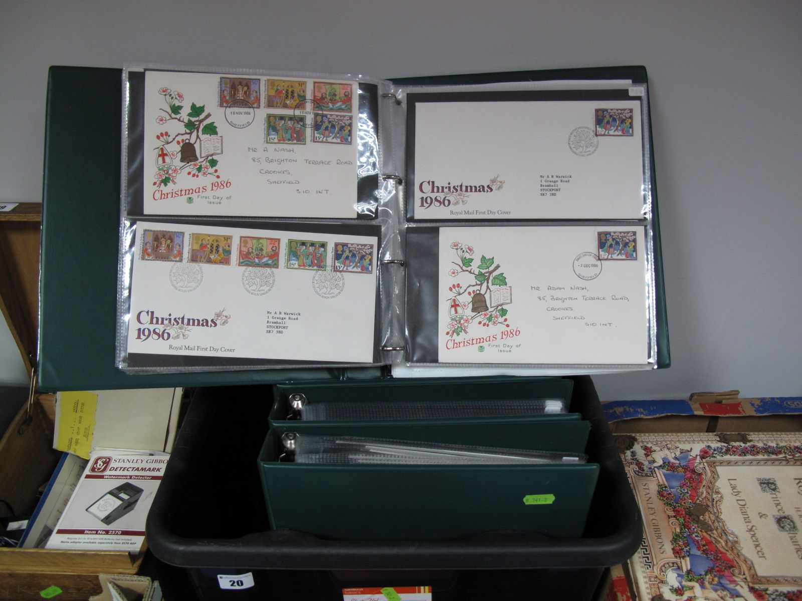 Approximately 540 GB Pictorial First Day Covers, 1987-2005, neatly stored in six large cover albums,