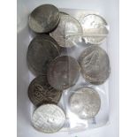 Twelve Modern Base Metal Five Pounds Coins.