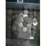Twenty Pounds (Total Face Value) of Pre-1947 Silver Coins; all half crowns or florins.