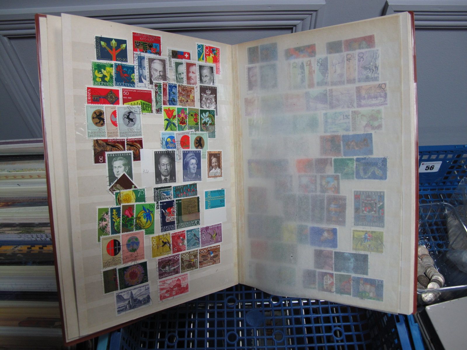 Liechtenstein, middle to modern XX Century fine used collection in Abria stockbook. Cat value