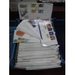 GB FDC's - Approximately 300 (some souvenir covers) 1960's-2000. All in individual packets, priced