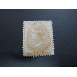 Malta Stamp 1863 Victoria ½D Buff S. G. 4 Lightly Mounted Mint, watermark crown CC, cat £120.