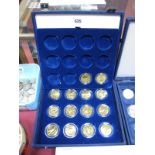 Legendary Aircraft of WWII. An attractive part set of fourteen proof ten dollar coins from the