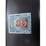 British South Africa Company (Rhodesia) 1913 3 Shilling Chocolate and Blue S. G. 250 Die II Perf