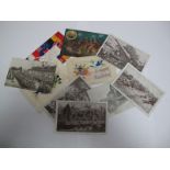 Six Good WWI Postcards, as issued by the Y.M.C.A. Hut Fund "to provide comfort, shelter and