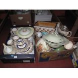 A Quantity of J & G Meakin 'Sol' tea and dinner wares, Midwinter tureen, together with pottery