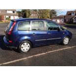 2004 Ford Focus C-Max LX in Metallic Blue (NG54 LFU), 1.8 Petrol Manual, 89,000 Miles, 2 Previous