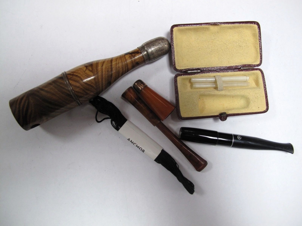 Assorted Cheroot Holders, including Ronson 'Purafilt'.