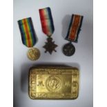 A WWI Medal Trio of 1914-15 Star, War Medal and Peace Medal to 2027 CPL C Mckenzie, Royal Engineers,