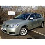 2005 Toyota Corolla 5-door Automatic in Silver (P22 MAG), 1.6 Petrol VVT-i T Spirit, 12,000 Miles,