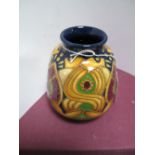 A Moorcroft Pottery Vase in the "Staffordshire Gold" Design by Alicia Amison, shape 198/3,