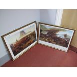 "The Defence of Rorke's Drift", Reproduction Colour Print after A. M. De Neuville, 48 x 81cms, "