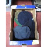 A Quantity of Mainly XX Century Military Berets, in various colours, some with badges.