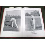 The Book of Cricket, edited by C.B. Fry, published by George Newnes Ltd, with a red boarded cover (