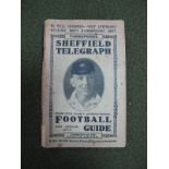 Sheffield Telegraph Football Guide 1937-38 (Spine Tear.)