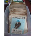 A Large Quantity of Boxing News Magazines, 1948-54, and Mineworks National Amateur Boxing