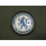 1955 Chelsea Football Club Jubilee Pottery Ashtray, (1905 to 1955), featuring the club crest, made