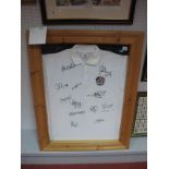Golf, Ryder Cup 2006, eleven signatures of the European team, including Casey, Woosnam, Stewson,