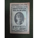 1934-35 Sheffield Telegraph Football Guide and Annual.