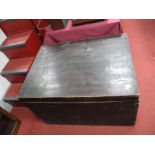 An Early XX Century Painted Pine Box, painted description to the lid "14089764 Sgt. Scott,