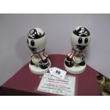 A Lorna Bailey "Pugwash" Legs and Co. Cruet, released through the Lorna Bailey Collectors Club