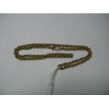 A 9ct Gold Chain, of twist design.