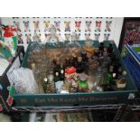 A Quantity of Chemists Bottles, "Boots", Woodward, Poison, green and brown glass, etc:- One Box