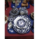 A Quantity of Blue and White China Tea Ware, in the Royal Crown Derby style.