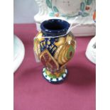 A Moorcroft Pottery Vase in the "Staffordshire Gold" Design by Alicia Amison, shape 226/5, impressed