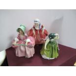 Royal Doulton Figurines, "Bo Peep" HN1811 (chipped), "Goody Two Shoes" HN2037 and "Buttercup"