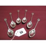 A Matched Set of Six Hallmarked Silver Teaspoons, Joseph Rodgers, Sheffield 1918, 1925, 1928 (2),