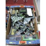 A Quantity of Diecast and Plastic WWII and Later Model Aircraft, with six magazine issued model