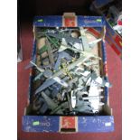 Twenty Diecast and Plastic Model WWII Aircraft, R.A.F., Luftwaffe, U.S. Air Force, mostly bombers.