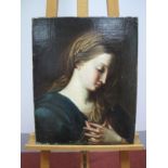 AFTER CARLO DOLCI (1616-1686)The Virgin Annunciate, oil on canvas,50 x 40.5cms.