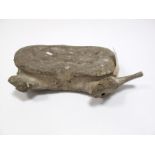 An Early XX Century Whale Vertebrae Section, (weathered), approximately 41cms wide.