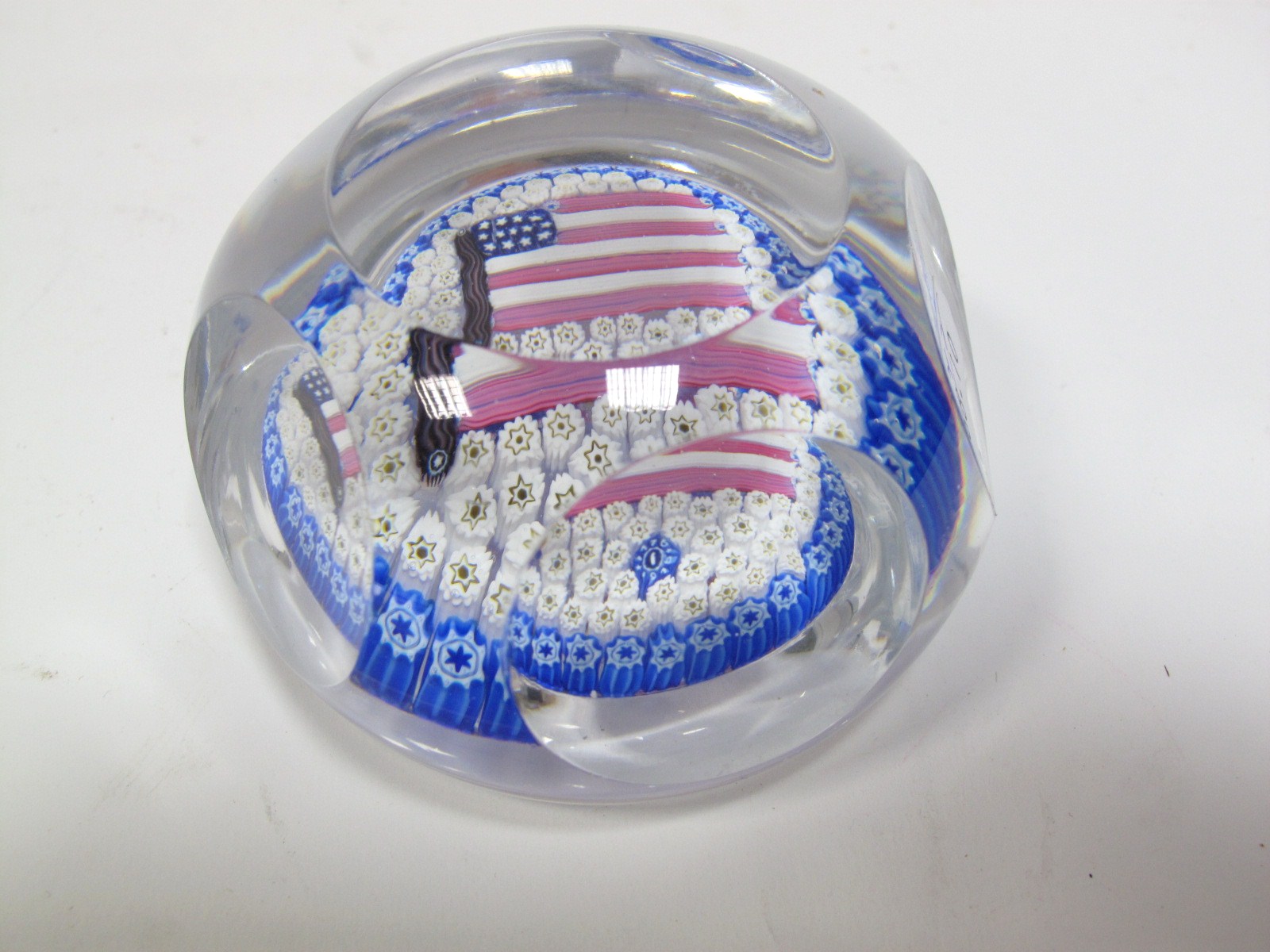 A Whitefriars Limited Edition American Bicentennial Paperweight, commemorating two hundred years