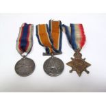 A WWI Medal Trio, comprising 1914-15 Star, War Medal, Royal Fleet Reserve Long Service and Good