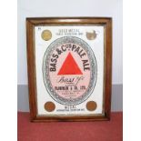 An Early XX Century Bass & Co Pale Ale, Gold Medal Paris Exhibition 1867 Advertising Display