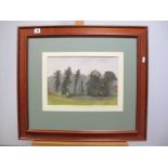 •HARRY EPWORTH ALLEN (1894-1958)Landscape with Trees, pastel, signed lower left,25 x 35cms.