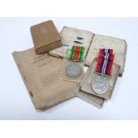 A WWII Medal Duo of War Medal and Defence Medal, to S/L Sgt. J. Thompson, Royal Signals, No.2583819,